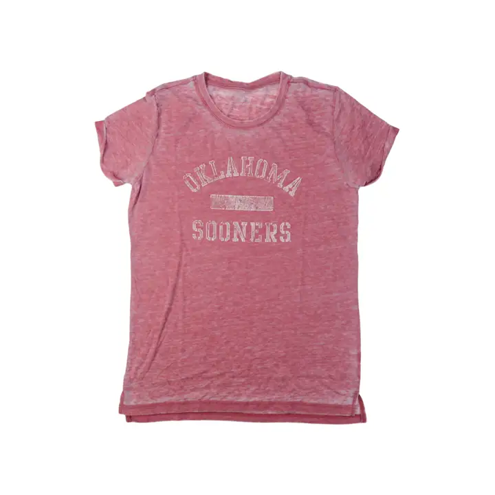 T-shirt femme Oklahoma Sooners NCAA Show Time 21 crim