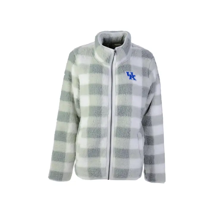 Haut de pyjama FZ en sherpa Kentucky Wildcats NCAA pour femme, 21 i