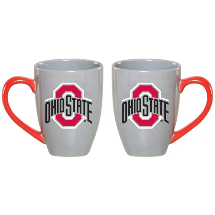 Mug en pierre Ohio State Buckeyes 47 cl gris/rouge
