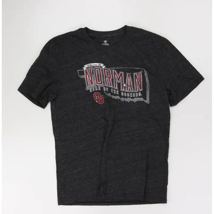 T-shirt d'État triblend NCAA Heritage Oklahoma Sooners noir