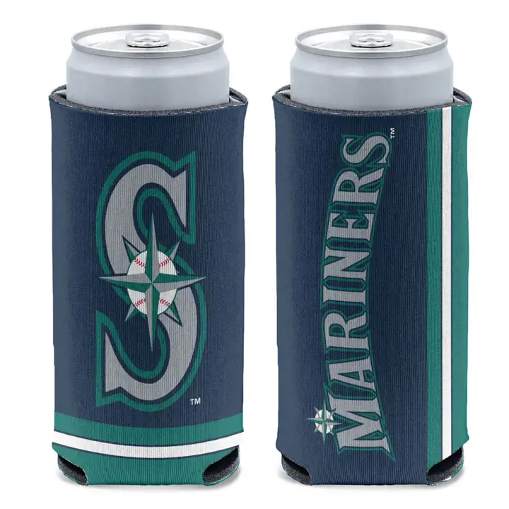 Coozie mince pour canette Seattle Mariners