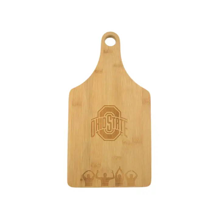 Planche à découper en bois gravée Ohio State Buckeyes