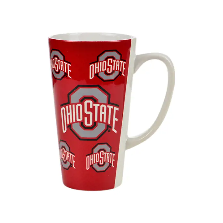 Mug latte haut Ohio State Buckeyes, logo, 44 cl