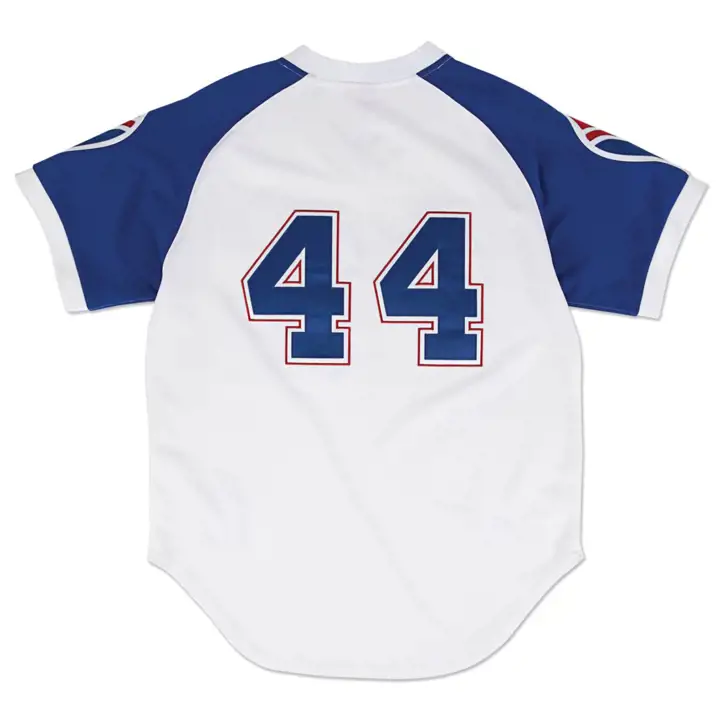 Maillot Authentique Cooperstown BRAVES MLB M&N Hank Aaron blc/r