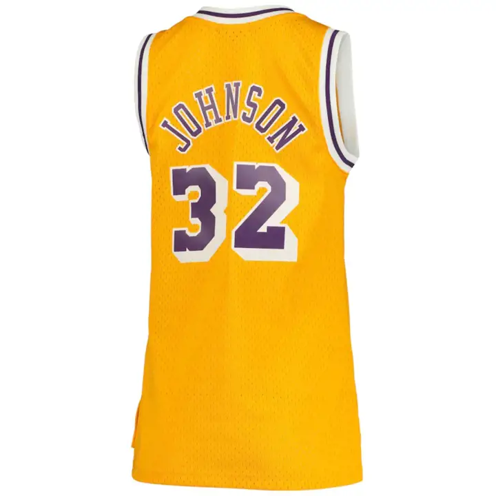 LA LAKERS NBA Maillot Swingman HWC Femme Magic Johnson GL/P