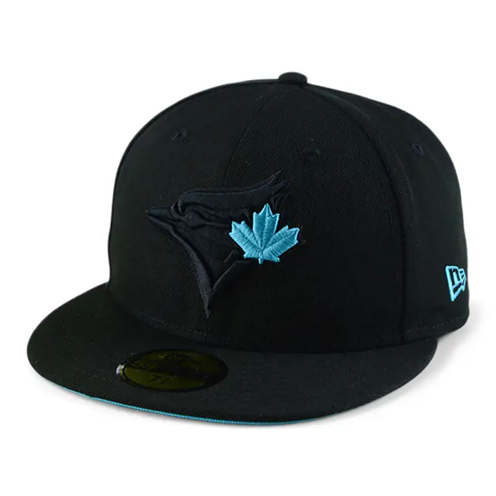 TORONTO BLUE JAYS MLB BLACKOUT LOGO POP 59FIFTY n./turquoise