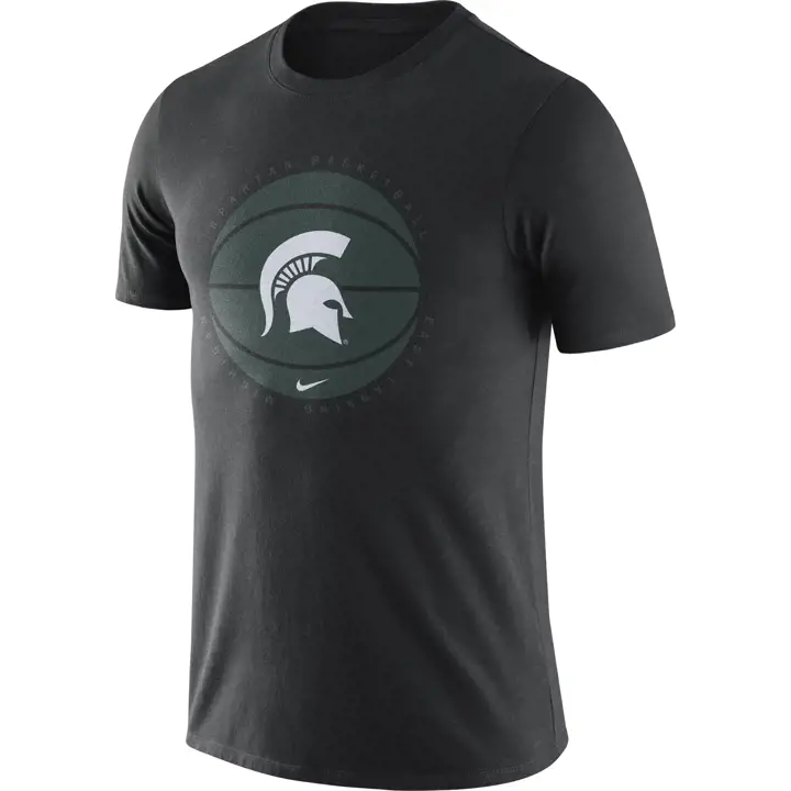 T-shirt de basket-ball MICHIGAN STATE SPARTANS NCAA Team Issue 2