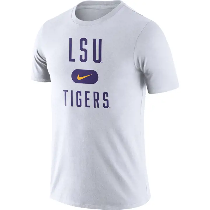 T-shirt L.S.U. NCAA Team Arch BLANC