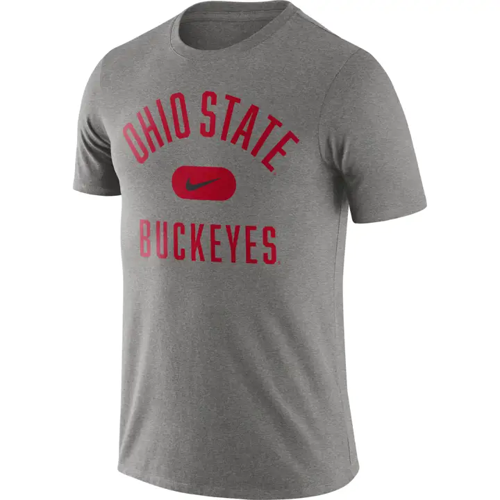 T-Shirt OSU Buckeyes NCAA avec logo en arc gris foncé