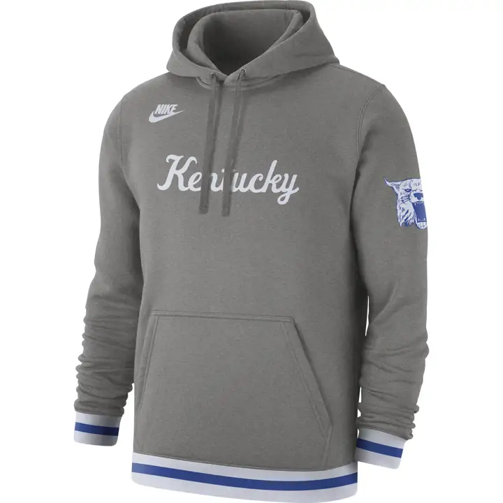 SWEAT-SHIRT À CAPUCHE RÉTRO KENTUCKY WILDCATS NCAA 21 GRY