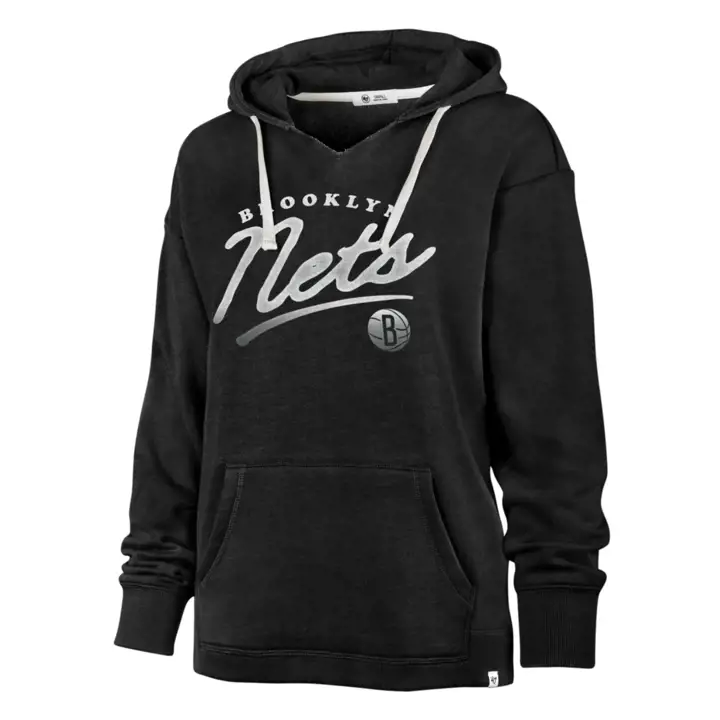 Brooklyn Nets NBA Femme Cross Script Emerson Sweat à capuche 21 blk