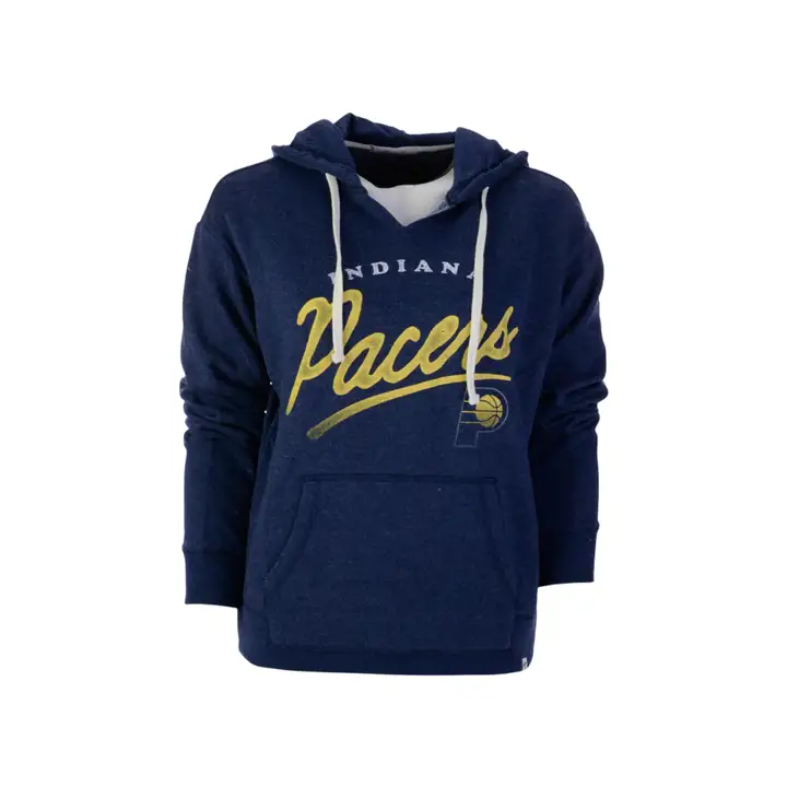 Sweat à capuche croisé avec script Emerson Indiana Pacers NBA pour femme, 21, marine