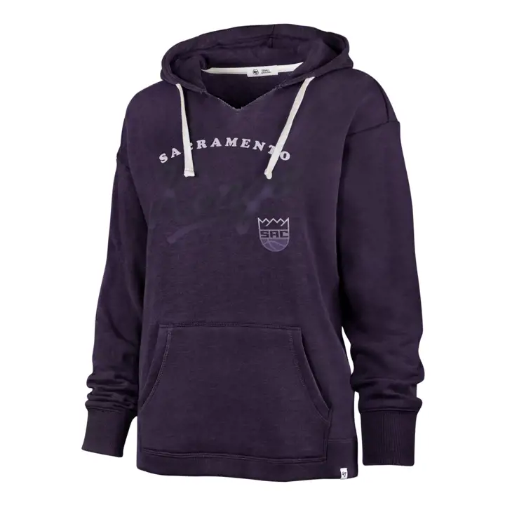 Sacramento Kings NBA Women's Cross Script Emerson Hood 21 pu
