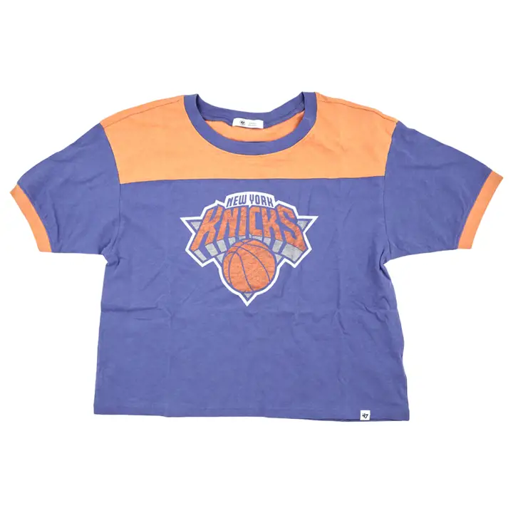 New York Knicks NBA T-Shirt Femme Premier Billie 21 Bleu/Org