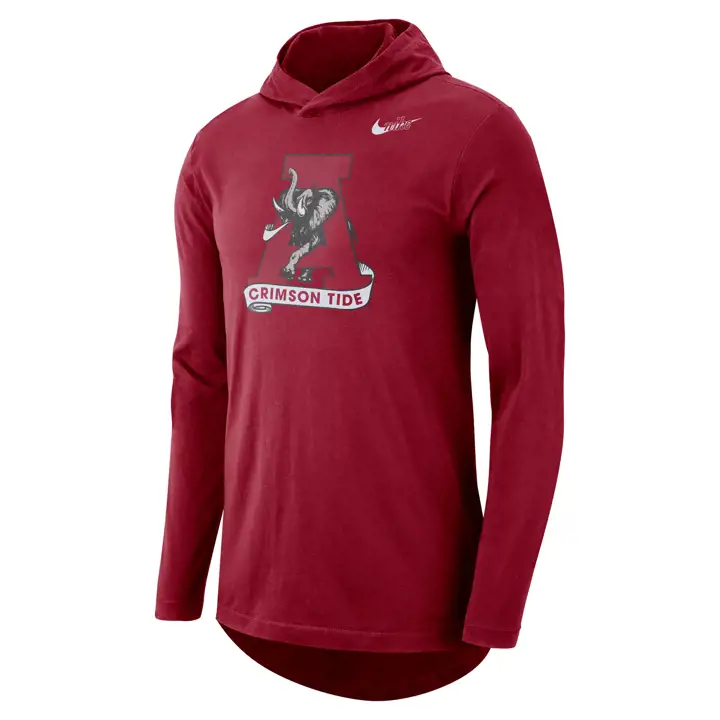 ALABAMA CRIMSON TIDE NCAA DF LS T-Shirt à Capuche 21 CRIM