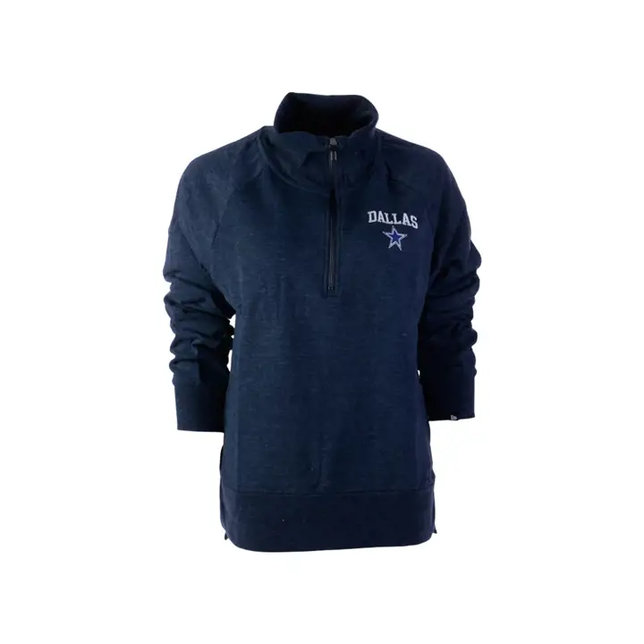 Polaire Dallas Cowboys NFL pour femme avec quart de zip, 21 coloris marine