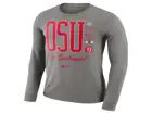 Ohio State Buckeyes Jordan NCAA Men's Crew Cuff Long Sleeve T-Shirt T-Shirts