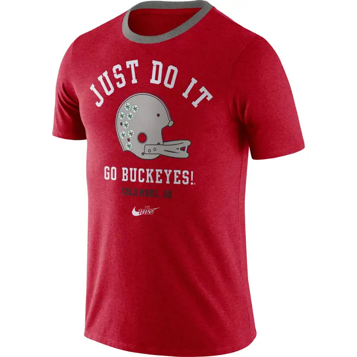 T-shirt OHIO STATE BUCKEYES NCAA Triblend Vault Helmet 21 RE