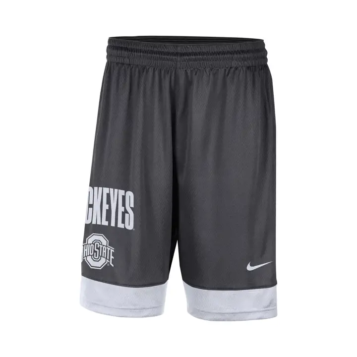 Short de basket OHIO STATE BUCKEYES NCAA Fast Break ANTHRACITE