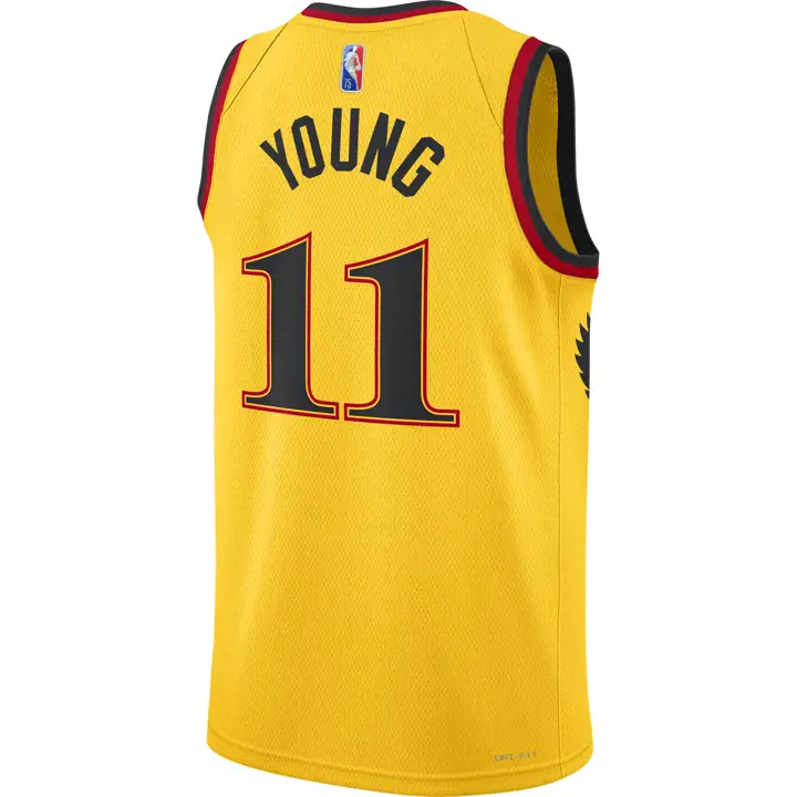 Maillot Swingman NBA ATL HAWKS Mixtape 21 Trae Young jaune