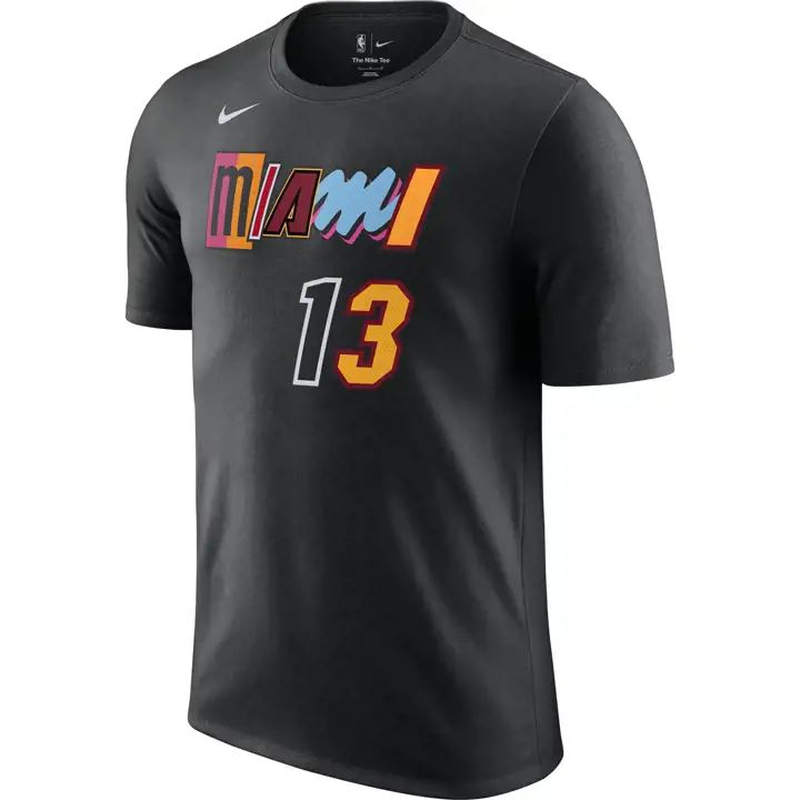 T-shirt joueur NBA Mixtape HEAT 21 Bam Adebayo noir