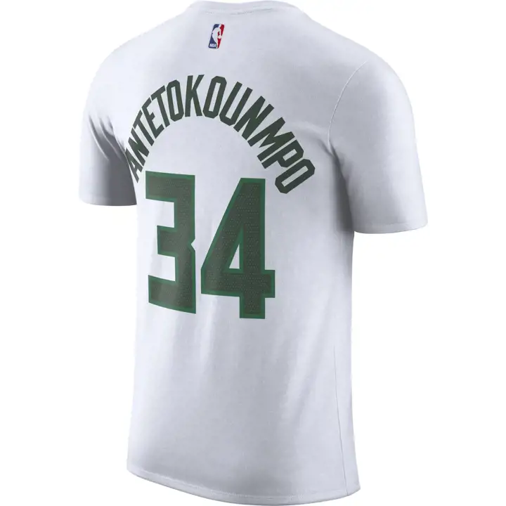 T-shirt BUCKS NBA Mixtape Joueur 21 Giannis Antetokounmpo blc