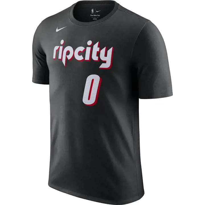 T-shirt BLAZERS NBA Mixtape Joueur 21 Damian Lillard noi