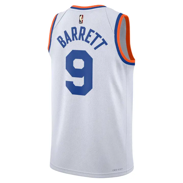 New York Knicks NBA Maillot Année 0 21 RJ BARRETT blc