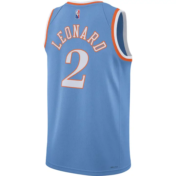 Maillot Swingman NBA Mixtape des CLIPPERS 21 Kawhi Leonard bleu