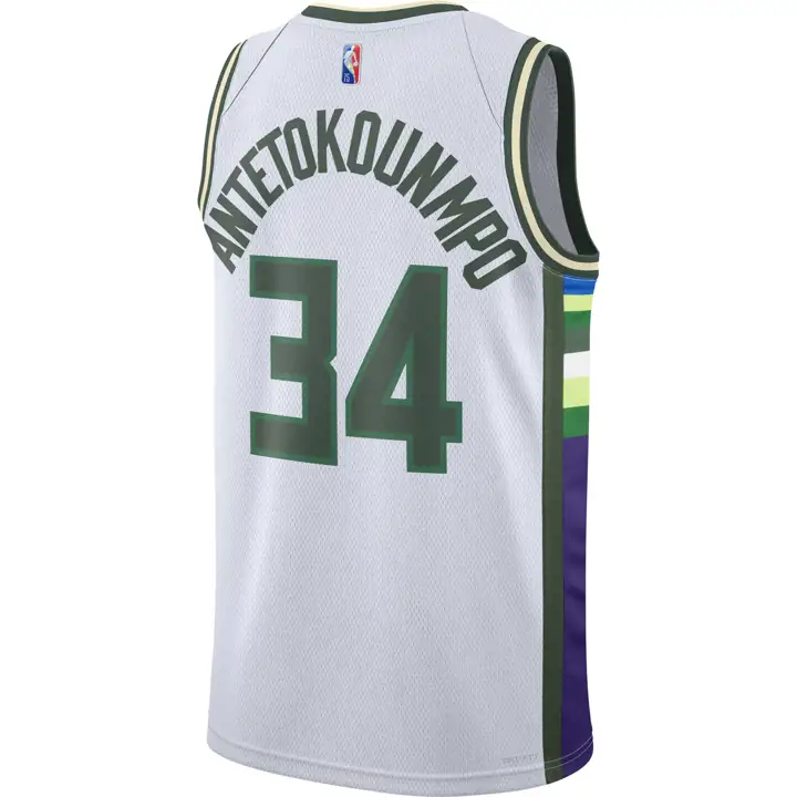 Maillot NBA Mixtape Swingman MILWAUKEE BUCKS 21 GIANNIS blc