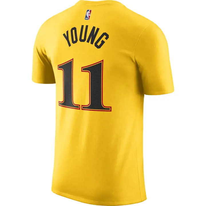 T-shirt joueur ATL HAWKS NBA Mixtape 21 Trae Young jaune