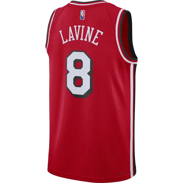 Maillot Swingman NBA Mixtape BULLS 21 Zach LaVine rouge