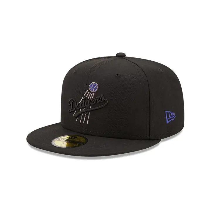 LOS ANGELES DODGERS MLB BLACKOUT POP UV 59FIFTY n/b