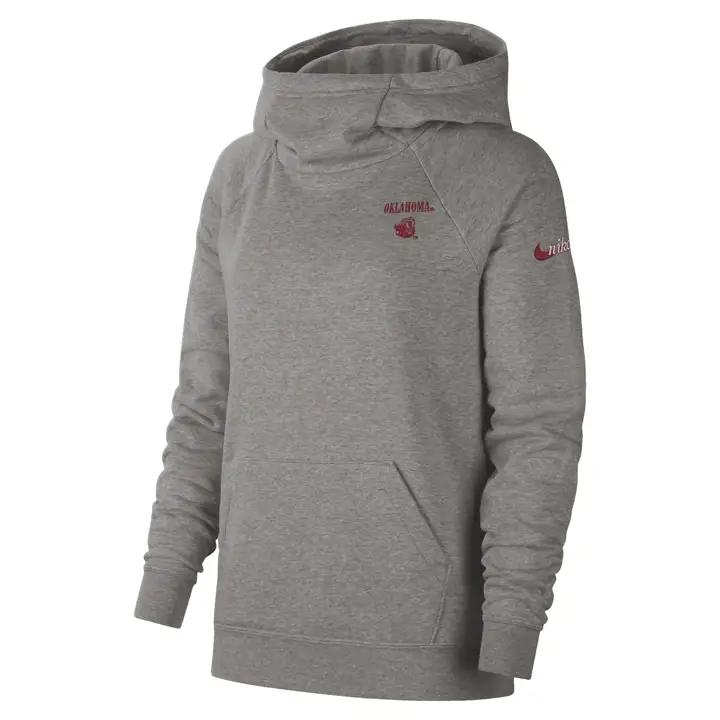 Sweat-shirt col entonnoir OKLAHOMA SOONERS NCAA pour femme, saut de cheval 2