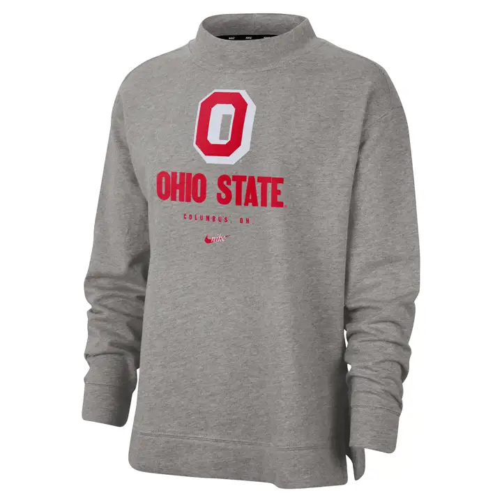 SWEAT-SHIRT À COL MONTANT OHIO STATE BUCKEYES NCAA Pour Femme
