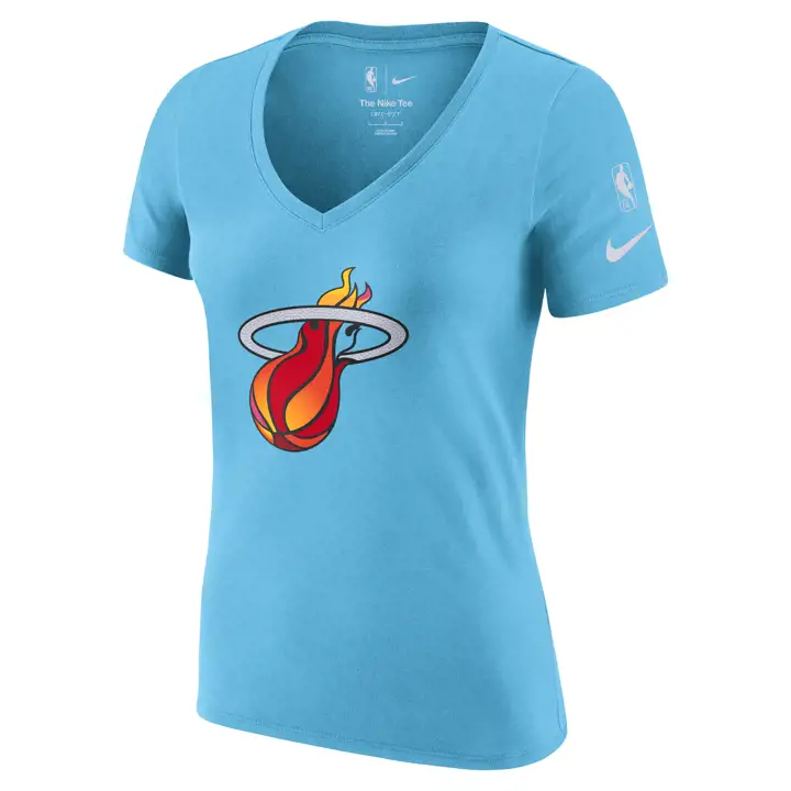 T-shirt mixtape Miami Heat NBA Moments féminins 21 Bleu