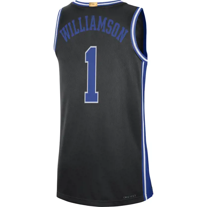 Maillot de joueur de basketball NCAA Duke Blue Devils Zion en édition limitée