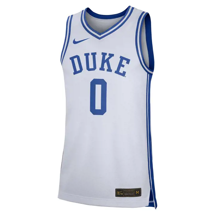 Maillot de basket Duke NCAA réplique (extérieur) - blanc