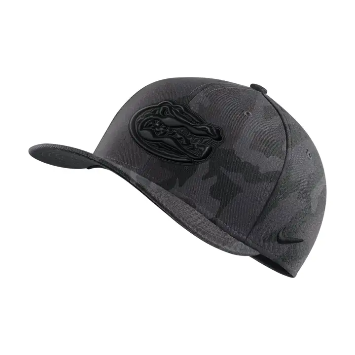 Florida Gators NCAA NK Camo Swooshflex noir/gris