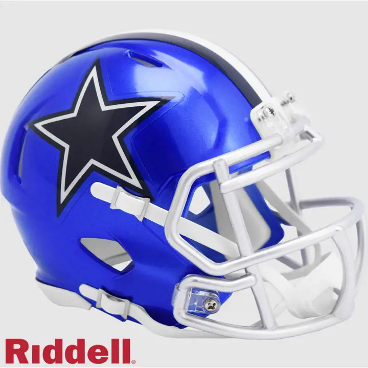 Dallas Cowboys Speed Flash Mini Casque Alternatif BLEU/MARINE