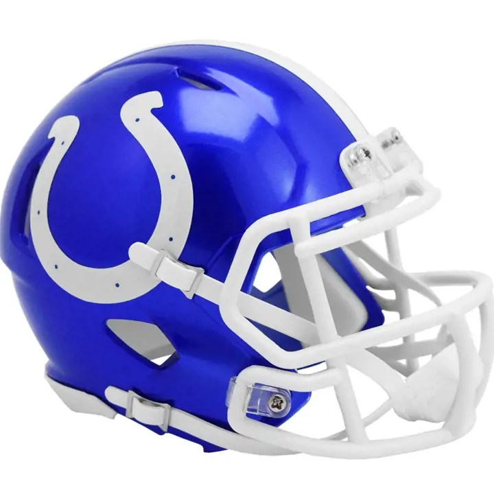 Indianapolis Colts Casque Miniature Alternatif "Speed Flash" BLEU/BLANC