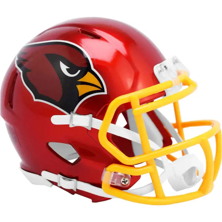 Arizona Cardinals Mini-Casque Flash Rouge/Jaune