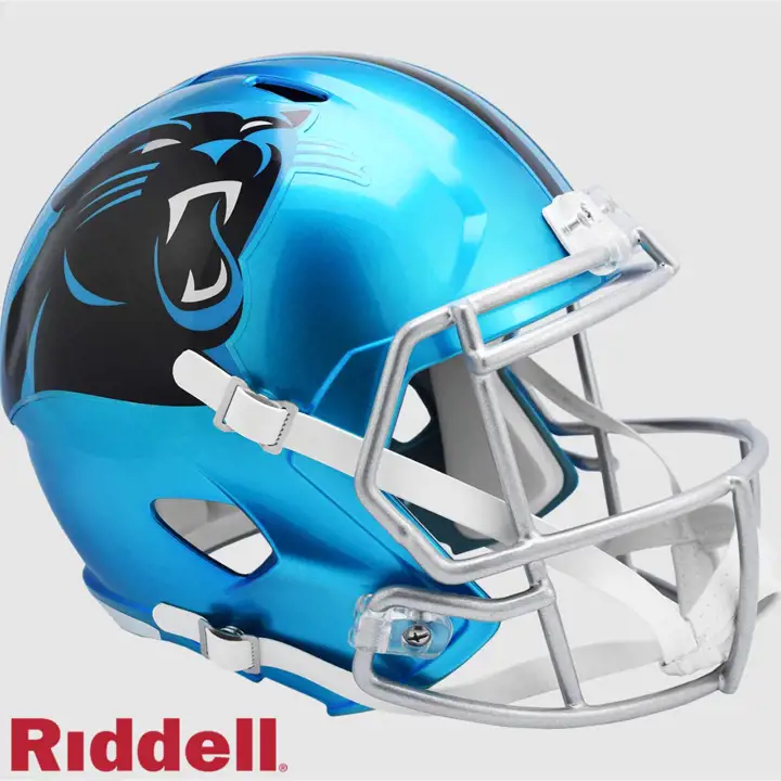 Casque réplique Carolina Panthers Speed Flash BLEU/NOIR