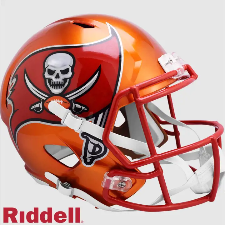 Casque Réplique Tampa Bay Buccaneers Speed Flash ORIGINE/ROUGE