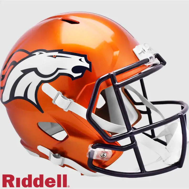 Casque réplique Denver Broncos Speed Flash ORG/BLK