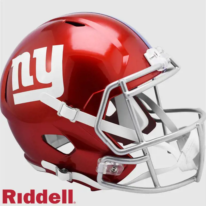 Casque replica New York Giants Speed Flash ROUGE/BLEU/BLANC