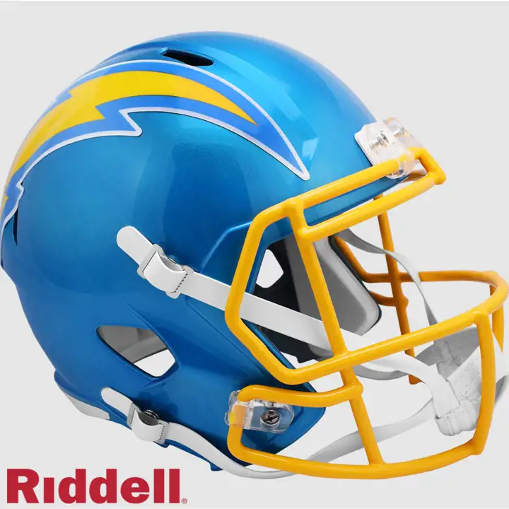 Casque Réplique Speed Flash Los Angeles Chargers TURQUOISE/JNE