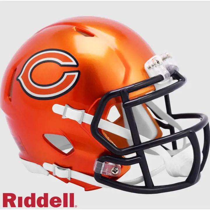 Casque réplique Chicago Bears Speed Flash ORG/NAVY