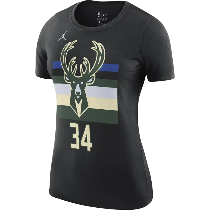 T-Shirt GIANNIS ANTET NBA Femme des MILWAUKEE BUCKS