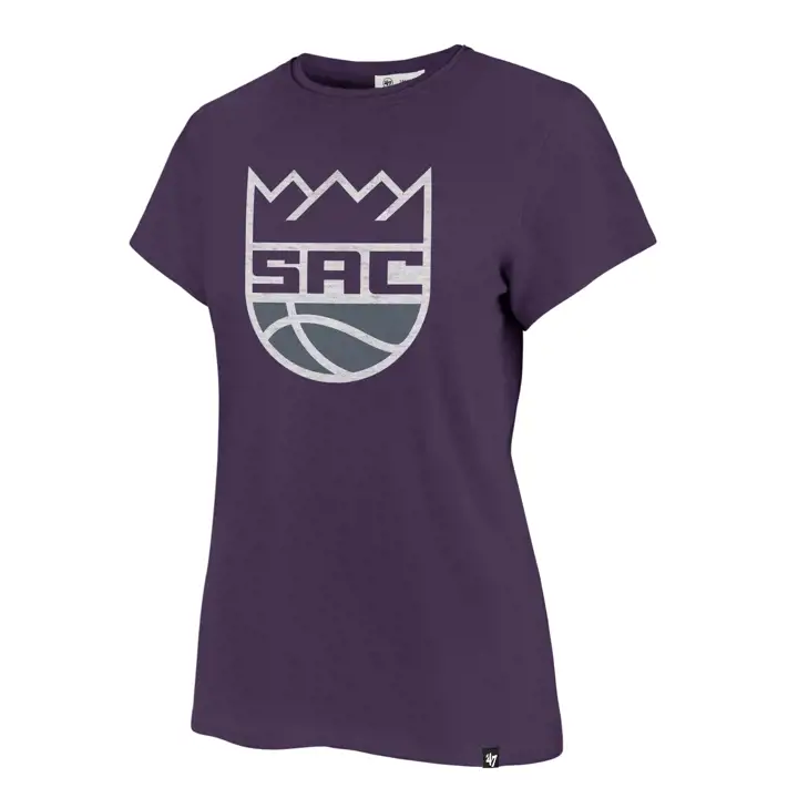 T-shirt pour femme Sacramento Kings NBA Logo Frankie 21 PUR